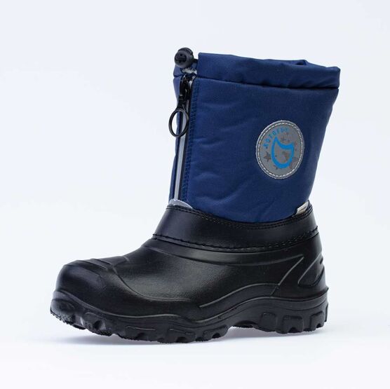 664099-42 Сноубутсы для мальчики чер-син