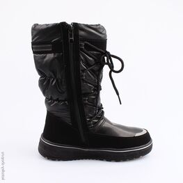 664045-41 Сапожки для девочки черный фото №2