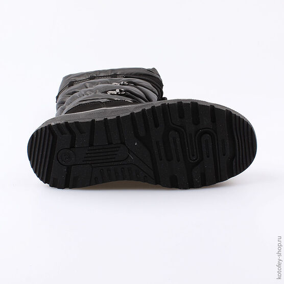 664045-41 Сапожки для девочки черный фото №3