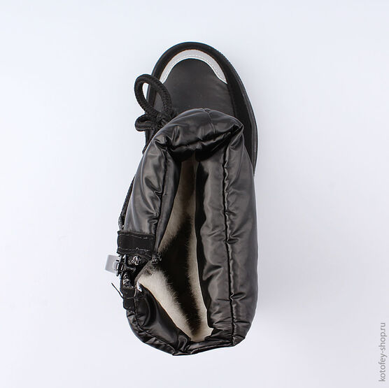 664045-41 Сапожки для девочки черный фото №4