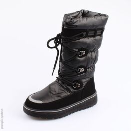 664045-41 Сапожки для девочки черный