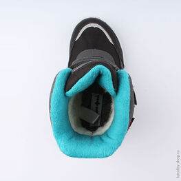 454985-42 Мембранные ботинки для мальчики чер-бир фото №4