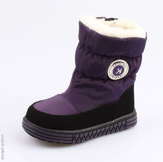 364028-42 Сапожки для девочки фиолетовый