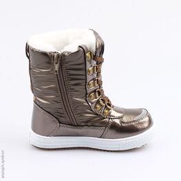 464920-42 Мембранные сапожки для девочки золотой фото №2