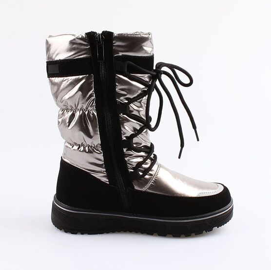 664045-42 Сапожки для девочки серебрист. фото №2