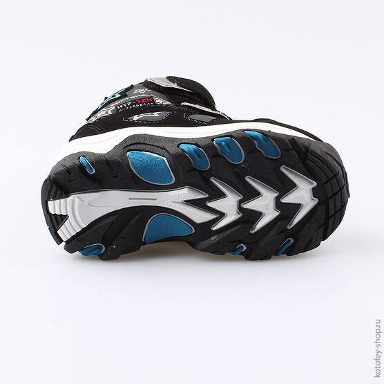 254957-42 Мембранные ботинки для мальчики чер-сер фото №3