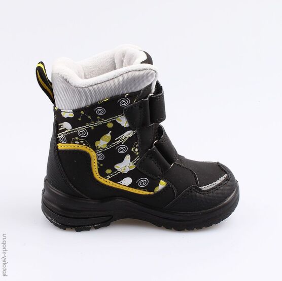 254953-42 Мембранные ботинки для мальчики чер-жел фото №2