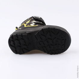 254953-42 Мембранные ботинки для мальчики чер-жел фото №3