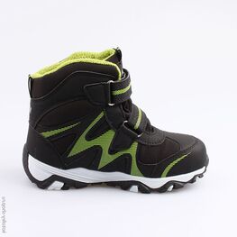 654969-41 Мембранные ботинки для мальчики чер-сал фото №2