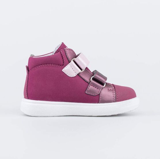 352382-21 Кожаные ботинки на липучках Котенок для девочки фуксия фото №2