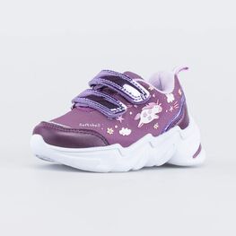 144190-72 Всепогодные кроссовки из материала SoftShell для девочки фиолетовый