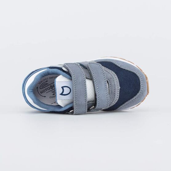 344379-71 Кроссовки для мальчики син-сер фото №4