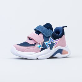 344383-71 Кроссовки для девочки роз-син