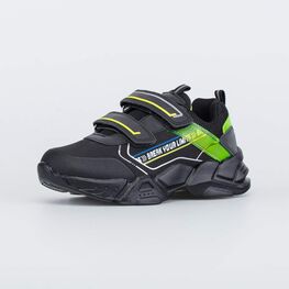 744190-71 Кроссовки для мальчики чер-сал