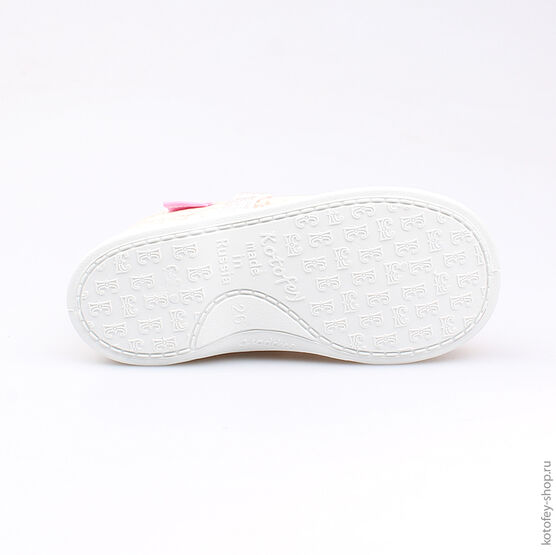 131112-12 Текстильная обувь для девочки розовый фото №3