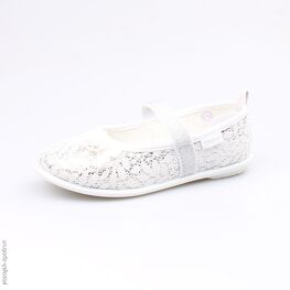 531040-73 Текстильная обувь для девочки серебристый