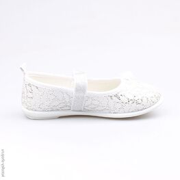 531040-73 Текстильная обувь для девочки серебристый фото №2