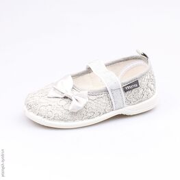 131106-11 Текстильная обувь для девочки серый