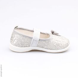 131106-11 Текстильная обувь для девочки серый фото №2