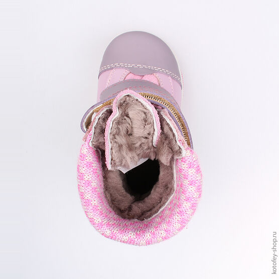 152188-52 Сапожки для девочки сиреневый фото №4