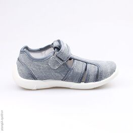 421026-12 Сандалии текстильные для мальчики голубой фото №2