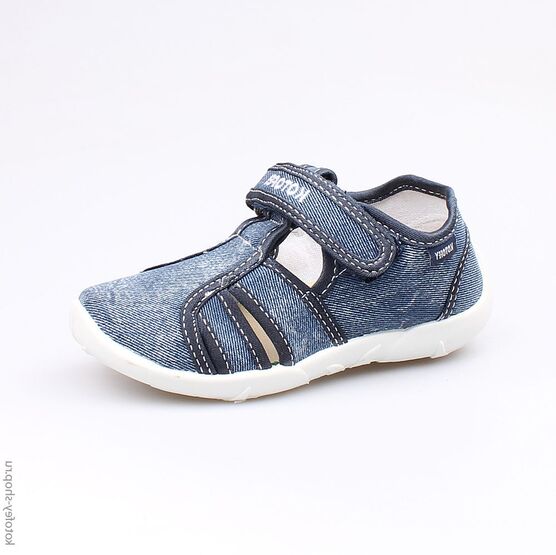 421026-13 Сандалии текстильные для мальчики светло-синий