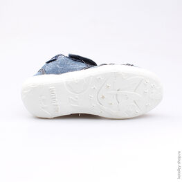 421026-13 Сандалии текстильные для мальчики светло-синий фото №3