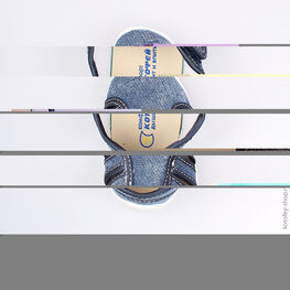 421026-13 Сандалии текстильные для мальчики светло-синий фото №4