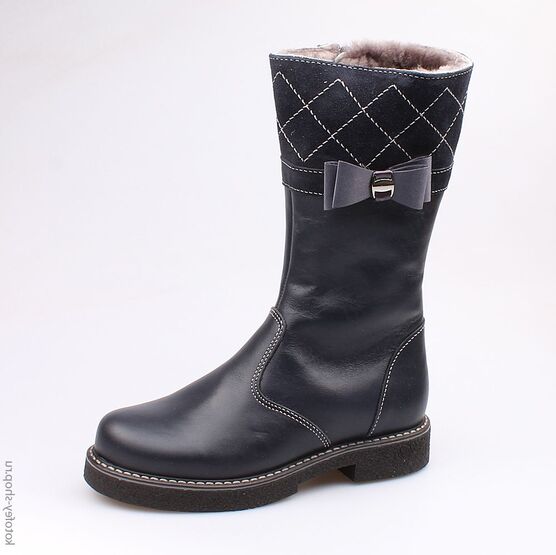 662130-51 Сапожки для девочки светло-синий