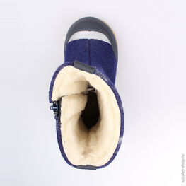 267054-41 Валенки для мальчики светло-синий фото №4