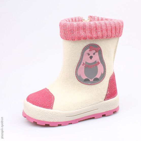 267055-43 Валенки для девочки белый