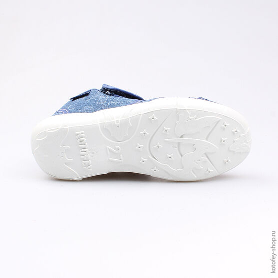 421025-11 Сандалии текстильные для мальчики светло-синий фото №3