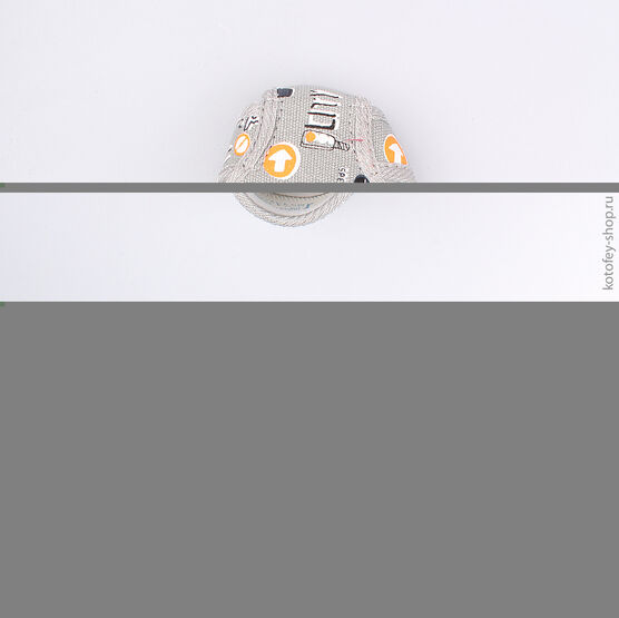 021003-72 Сандалии текстильные для мальчики серый фото №4