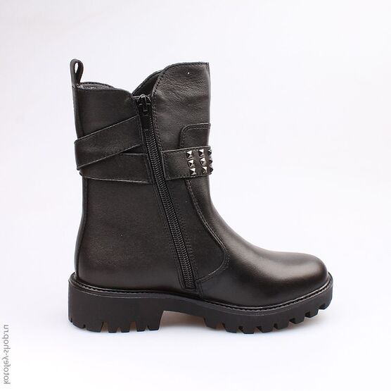 662133-31 Сапоги для девочки черный фото №2