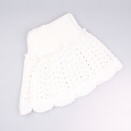 07812079-00 Ажурная манишка для девочки белая для девочки белый