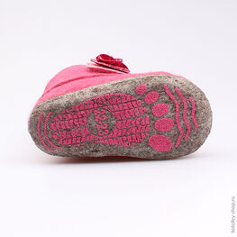 007009-48 Пинетки для девочки фуксия фото №3