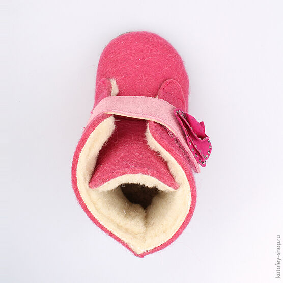 007009-48 Пинетки для девочки фуксия фото №4
