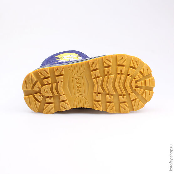 267054-42 Валенки для мальчики светло-синий фото №3