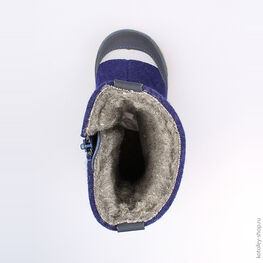 267054-42 Валенки для мальчики светло-синий фото №4