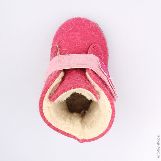 007010-41 Пинетки для девочки фуксия фото №4