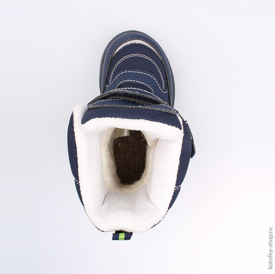 254945-42 Мембранные ботинки для мальчики син-сал фото №4