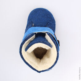 007009-47 Пинетки для мальчики светло-синий фото №4