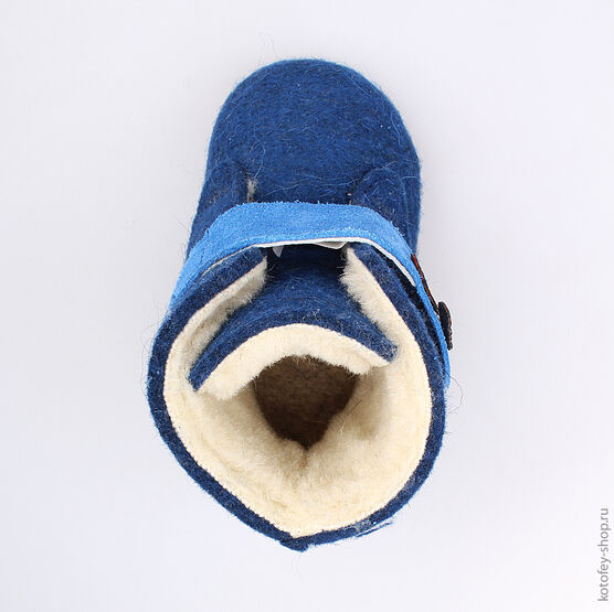 007009-47 Пинетки для мальчики светло-синий фото №4