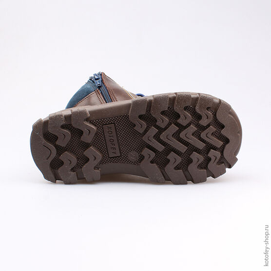 352071-57 Сапожки для мальчики кор-син фото №3