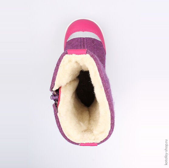 267042-45 Валенки для девочки фиолетовый фото №4