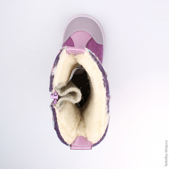 267009-49 Валенки для девочки сир-фио фото №4