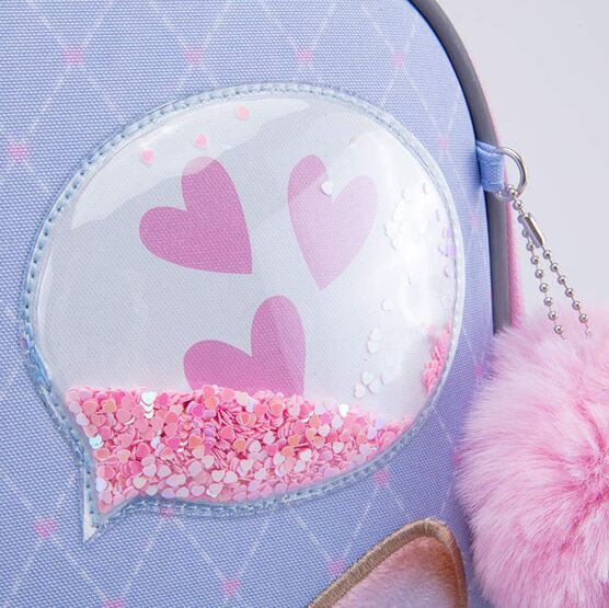 02804384-40 Рюкзак школьный Корги КК для девочки розовый + голубой фото №5