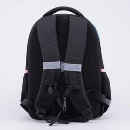 02804387-40 Рюкзак школьный черный для девочки черный фото №3