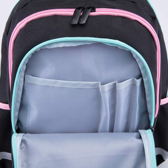 02804387-40 Рюкзак школьный черный для девочки черный фото №5