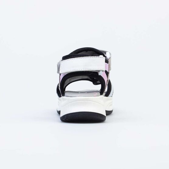 624016-21 Босоножки для девочки бел-чер фото №5